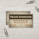 Suche nach privatdetektiv visitenkarten Strafverfolgung