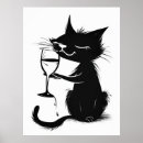 Suche nach katze wein poster Katzenliebhaber