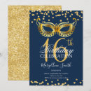 Suche nach masquerade einladungen Gold