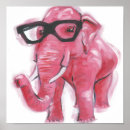 Suche nach rosa elefant poster Tiere