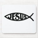 Suche nach jesus fische mousepads Ichthus
