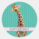 Suche nach giraffe birthday aufkleber Niedlich