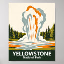 Suche nach geysir poster Yellowstone nationalpark