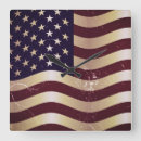 Suche nach american flag wanduhren Stars