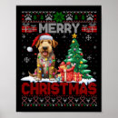 Suche nach airedales poster Weihnachtsbaum