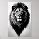 Suche nach schwarzer löwe poster Löwenposter