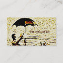 Suche nach regenschirme visitenkarten Vintage