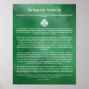 Suche nach heiliger patrick poster Kleeblatt