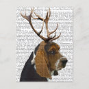Suche nach basset hound postkarten Zeitgenössisch