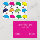 Suche nach regenschirme visitenkarten Tropisch