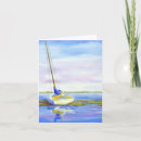 Suche nach segelboot kleine grußkarten See