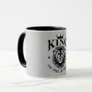 Suche nach majestätischer löwe tassen König des dschungels