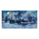 Suche nach winternacht poster Malerei