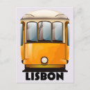 Suche nach lissabon portugal postkarten Gelbe straßenbahn
