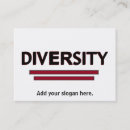 Suche nach diversity visitenkarten Für alle