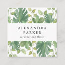 Suche nach der dschungel visitenkarten Florist