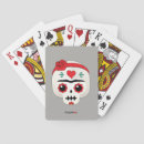 Suche nach sugar skull spielkarten Dia de los muertos