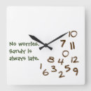 Suche nach always late wanduhren Humor