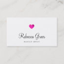 Suche nach rosa herz visitenkarten Stylist