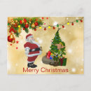 Suche nach niedlicher weihnachtsmann postkarten Für sie/ihn