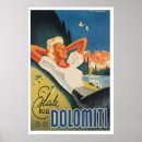 Suche nach dolomites poster Vintag