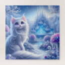 Suche nach weiße katze puzzle Tiere