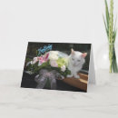 Suche nach katze und blumen karten Katzen