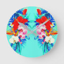 Suche nach hibiscus wanduhren Blue