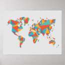 Suche nach polygon poster Abstrakt