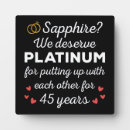 Suche nach 45 hochzeitstag geschenke Paar