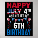 Suche nach 6 geburtstag poster Amerikanisch