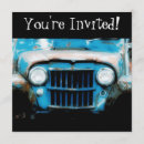 Suche nach blaues auto einladungen Vintag