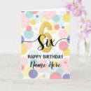 Suche nach 6 geburtstag karten Elegant