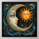 Suche nach sonne und mond poster Halbmond