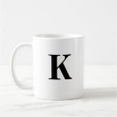 Suche nach monogramm k tassen Initial