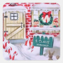 Suche nach retro elf aufkleber Santa