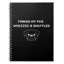 Suche nach lustiger hund kleine notizbücher Mops