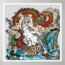 Suche nach weißer drache poster Yin yang