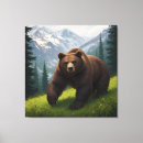 Suche nach braunbär leinwandbilder Wald