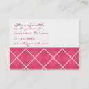 Suche nach rauten visitenkarten Rosa