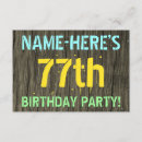 Suche nach 77 geburtstag einladungen Jede person