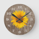Suche nach vintage sonnenblume wanduhren Blumenreich
