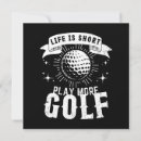 Suche nach golf spielen einladungen Golfspieler