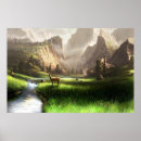 Suche nach rotwild poster Bunt