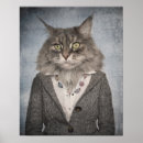 Suche nach gekleidete tiere poster Katze