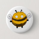Suche nach bienen cartoon buttons Niedlich
