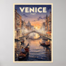 Suche nach venedig reise poster Kanalstadt
