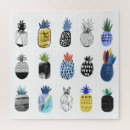 Suche nach ananas puzzle Gezeichnet
