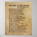 Suche nach der mann in der arena poster Zitat