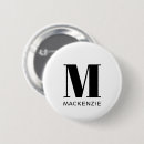 Suche nach namen buttons Monogramm